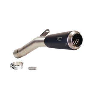 Unit Garage R12 Series Titanium Low Level Exhaust - Black