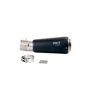 Unit Garage R12 Series Titanium Short Pipe - Black