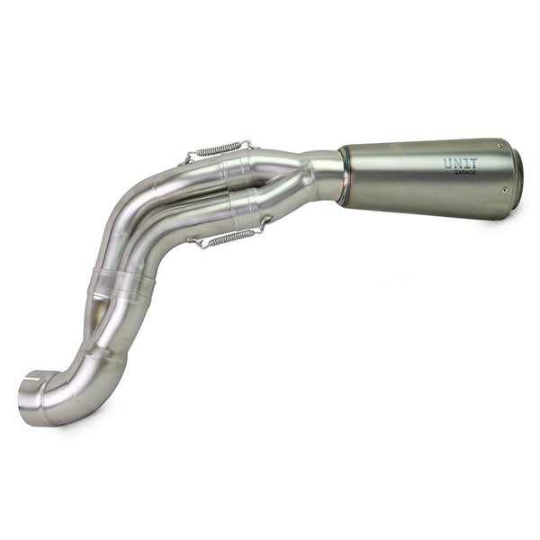 Unit Garage R9T Series High Level Exhaust - Silver