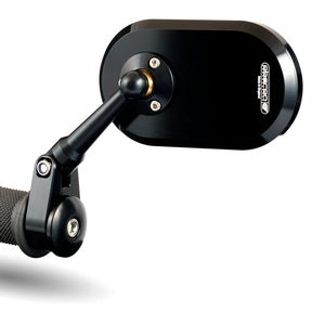 Espejo retrovisor oblongo Oberon Performance Clamp - Negro