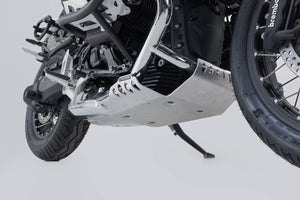 Protector de cárter de motor SW Motech serie R12 - Plateado