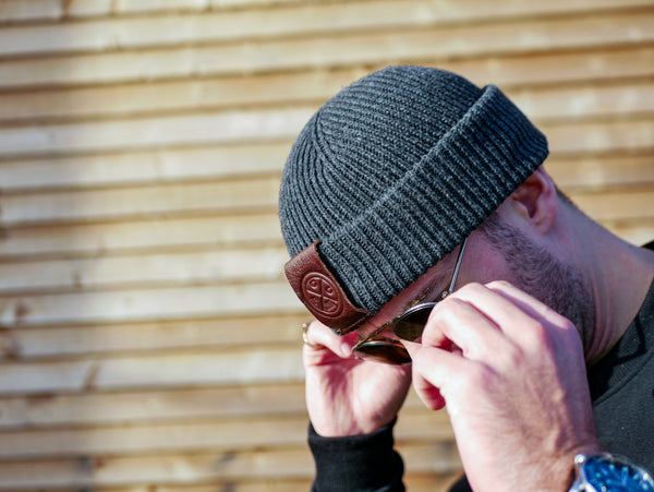 Pier City Cycle Grey Beanie - LIMITED EDITION
