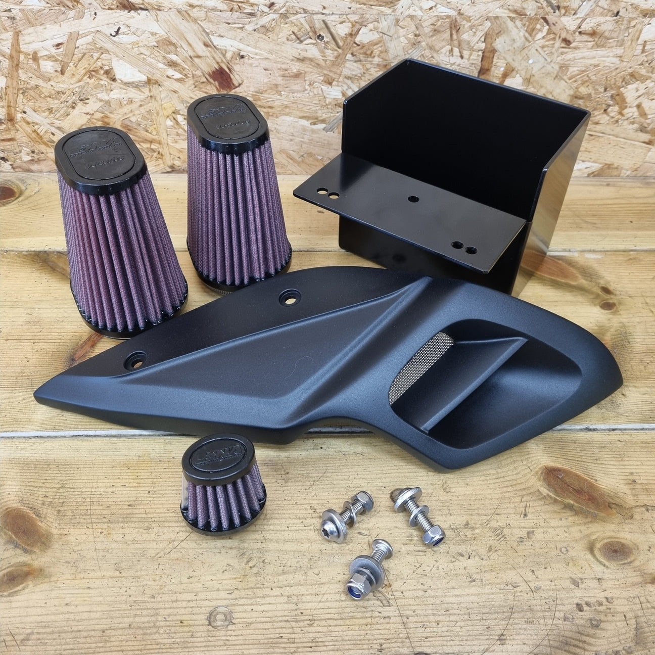 Pier City Custom BMW R9T Air Box Removal Kit with PCC Air Intake Cover