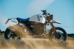 Unit Garage R9T Series Fuel Tank Paris Dakar DEUS Enduro Kit - White