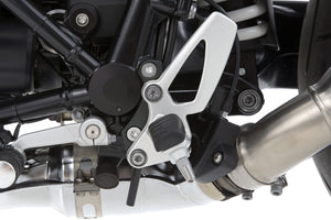 Wunderlich BMW R9T Rider Footpeg Lowering Kit Black - 2021+ Model