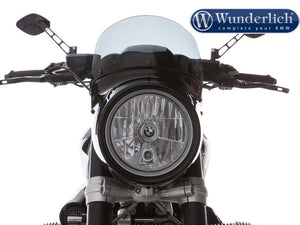 Wunderlich BMW R9T Vintage Headlight Cowl Screen - Clear