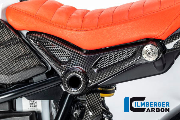 Ilmberger BMW R9T Carbon Left Hand Side Seat Bracket Cover