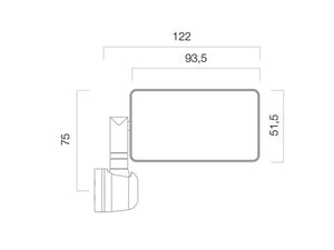 Rizoma Bar End Mirror - Quantum