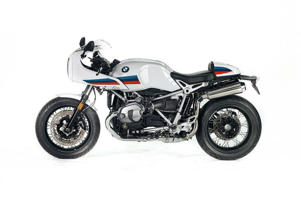 BOS BMW R9T Double Underseat Exhaust - Stainless Steel