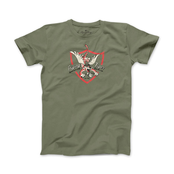 Age Of Glory Flying Tiger Shirt - Army Green