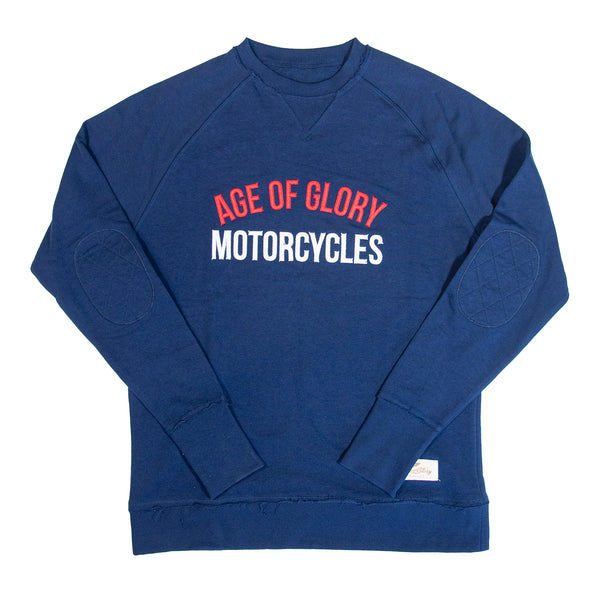Age Of Glory Vintage Raglan V2 Sweatshirt - Navy
