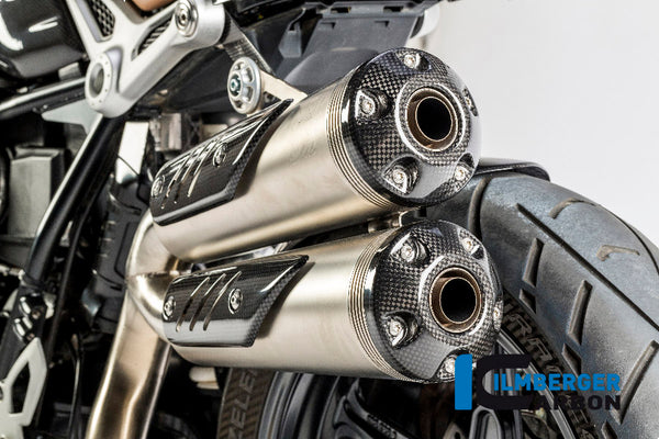 Ilmberger BMW R9T Carbon Exhaust Tip Cover Panel