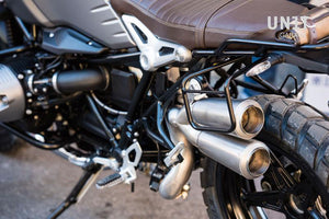 Unit Garage R9T Series Two Scram Canvas Panniers & Double Symmetrical Luggage Rack