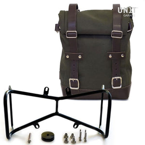 Unit Garage BMW R9T One Canvas Pannier & Double Symmetrical Luggage Rack