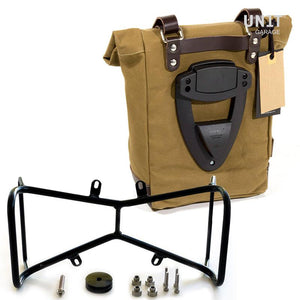 Unit Garage BMW R9T One Canvas Pannier & Double Symmetrical Luggage Rack