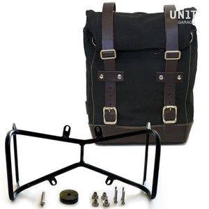 Unit Garage BMW R9T One Canvas Pannier & Double Symmetrical Luggage Rack