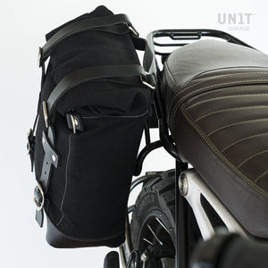 Unit Garage BMW R9T One Canvas Pannier & Double Symmetrical Luggage Rack