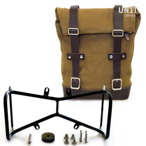 Unit Garage BMW R9T One Canvas Pannier & Double Symmetrical Luggage Rack