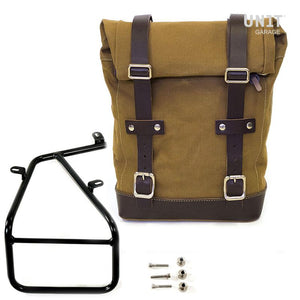 Unit Garage BMW R9T Canvas Pannier & Single Luggage Rack