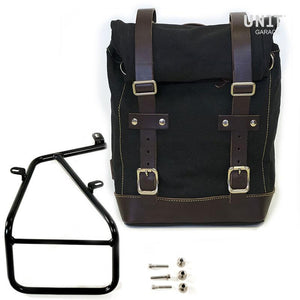 Unit Garage BMW R9T Canvas Pannier & Single Luggage Rack