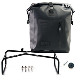 Unit Garage BMW R9T One Khali TPU Pannier & Double Asymmetric Luggage Rack