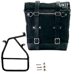 Unit Garage R9T Series Scram Canvas Pannier & Single Luggage Rack