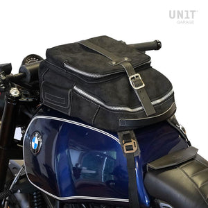 Unit Garage BMW R9T Tank Bag - Waxed Suede