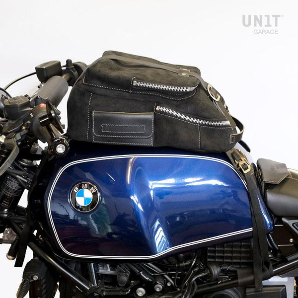 Unit Garage BMW R9T Tank Bag - Waxed Suede