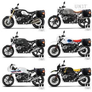 Par de maletas de aluminio Unit Garage Atlas (47 l y 41 l)