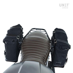 Unit Garage BMW R9T Two Canvas Panniers & Double Symmetrical Luggage Rack