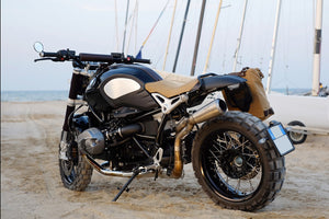 Unit Garage BMW R9T Titanium High Level Exhaust Pipe - Pier City Custom BMW R9T