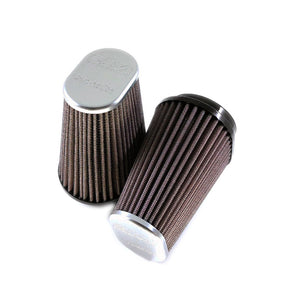DNA Filters BMW R9T Air Filter Set - Aluminium Polished Top (Pair)