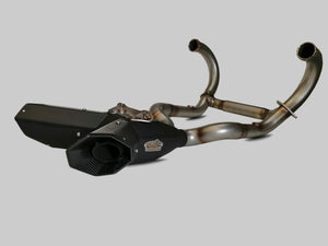 G&G Bike BMW R9T Low Box Full DeCat Exhaust System - 2021+ Models