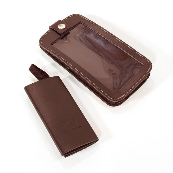 Unit Garage BMW R9T Leather Phone Case - Brown