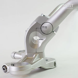 Unit Garage BMW R9T Raised & Set Back Handlebar Risers - Roadster/Pure