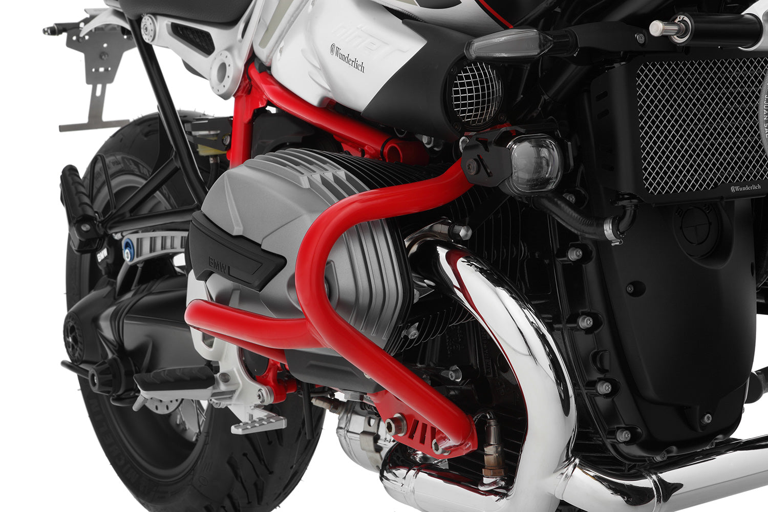 Wunderlich BMW R9T Engine Protection Bars - Red – Pier City Custom