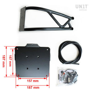 Unit Garage BMW R9T Low Level Number Plate Holder & Light Bracket