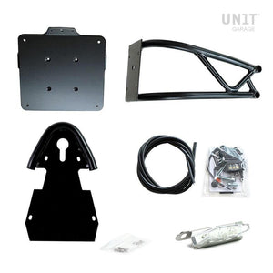 Unit Garage BMW R9T Low Level Number Plate Holder & Seat Loop